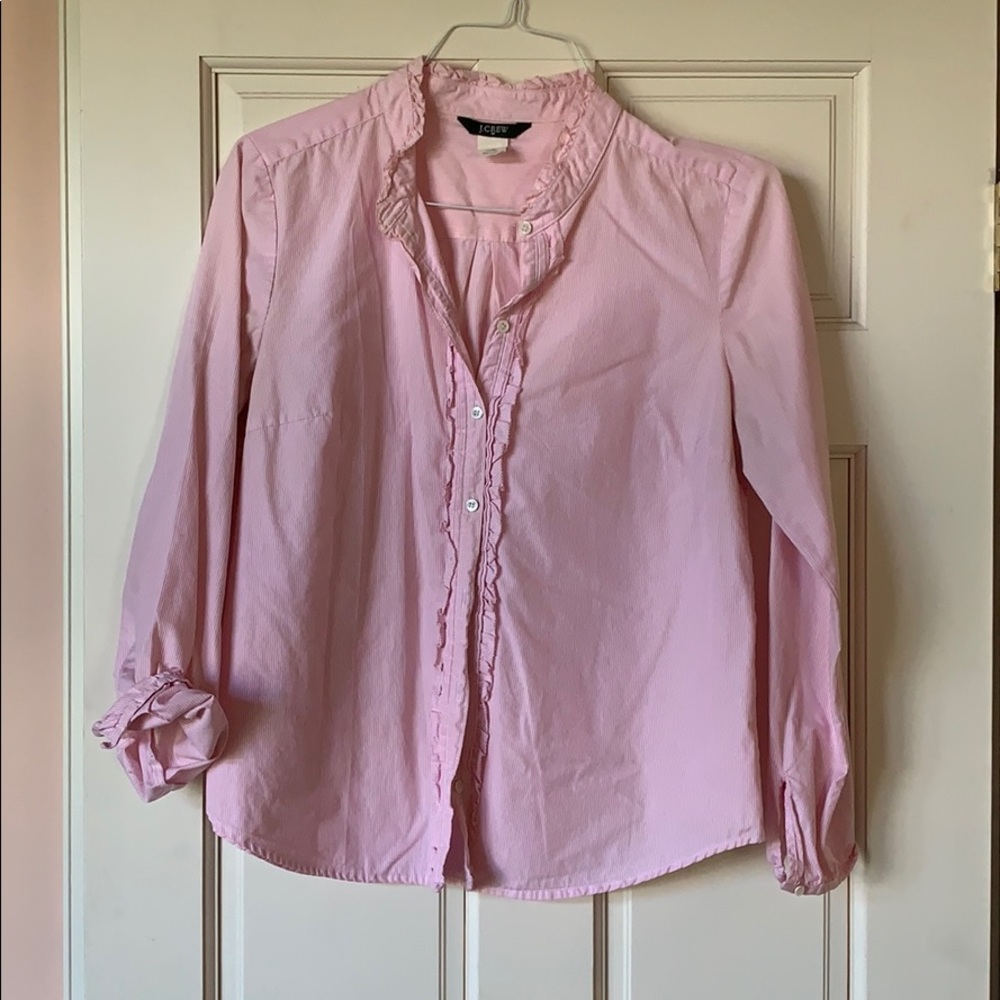 Striped J. Crew button down
